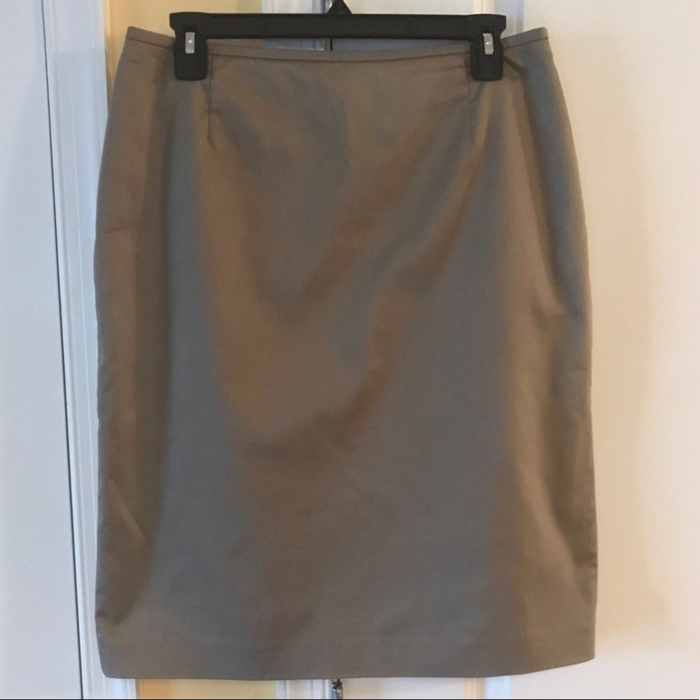 Khaki Pencil Skirt